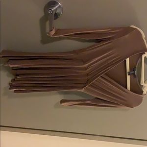 Brown wrap-like dress